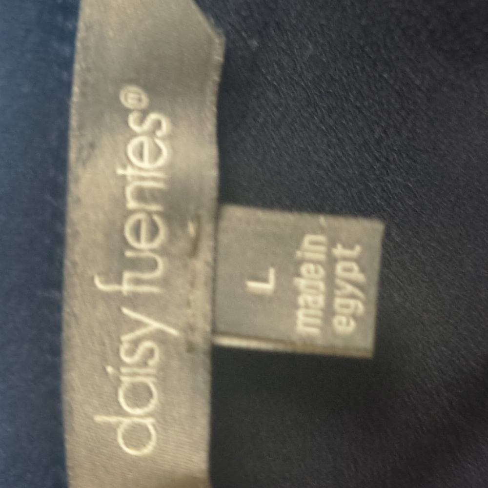 3/$8 Navy Long Sleeve Dress Shirt - Picture 6 of 6